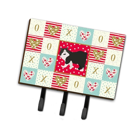 Carolines Treasures 6 x 2 x 9 in. Cymric Cat Love Leash or Key Holder CK5593TH68